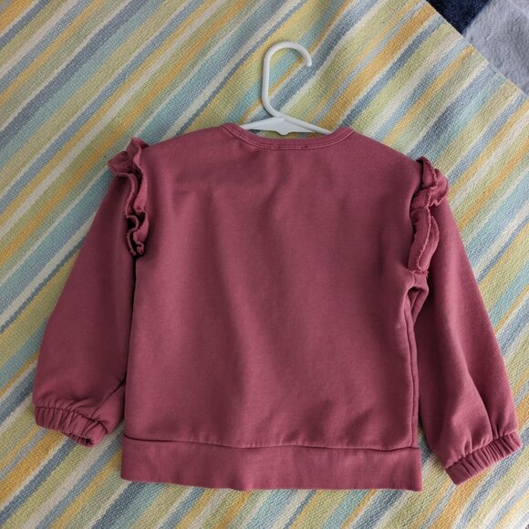 ⭐ Crewcuts pink terry sweatshirt size XXS (2-3T) - Picture 7 of 9